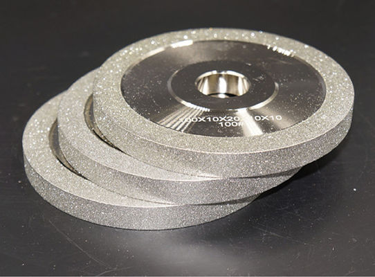 M2 plano de diversa plata electrochapada de acero de las formas de la muela abrasiva
