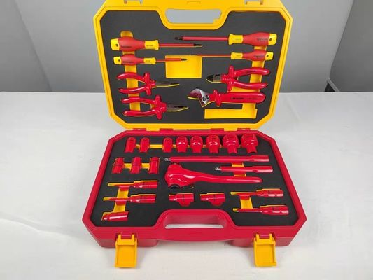 El VDE de Tool Set 1000V del electricista 29PCS aisló el sistema eléctrico de la herramienta de mano