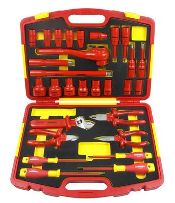 El VDE de Tool Set 1000V del electricista 29PCS aisló el sistema eléctrico de la herramienta de mano