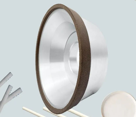 Superficie de cerámica de la muela abrasiva del ODM Diamond Cup Wheel Hardness Glass