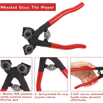 Equipos del cortador de vidrio de mosaico de Tool Set Cutter del electricista del OEM 8 pedazos