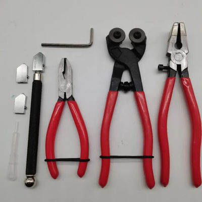 Equipos del cortador de vidrio de mosaico de Tool Set Cutter del electricista del OEM 8 pedazos
