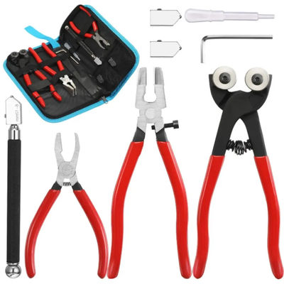 Equipos del cortador de vidrio de mosaico de Tool Set Cutter del electricista del OEM 8 pedazos
