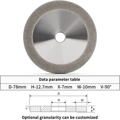 Muela abrasiva cilíndrica Diamond Surface Hard del CBN de Centerless