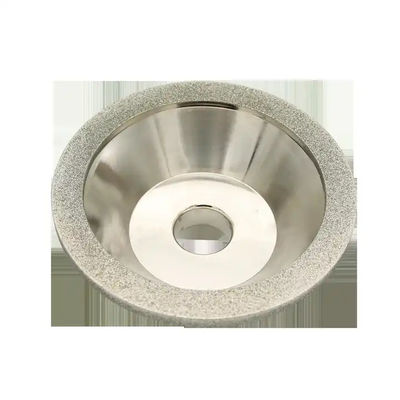 El tipo cuenco electrochapó la plata de Diamond Grinding Wheel Glass Edging