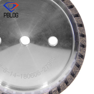 Rueda de molienda de diamantes de alta dureza con velocidad máxima de 3500 rpm Gris