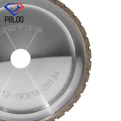 Rueda de molienda de diamantes de alta dureza con velocidad máxima de 3500 rpm Gris