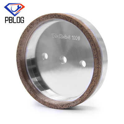 Roda de molienda de diamantes de 150 mm duradera de alta nitidez para vidrio