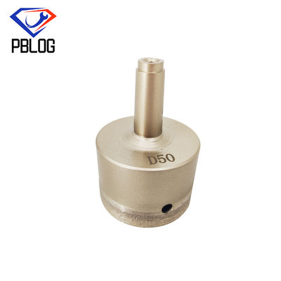 Plata 3 - 80 mm de vidrio de perforación trozos de diamante de vidrio de perforación de núcleo con alta resistencia al calor