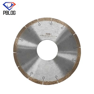 Disco de corte de diamantes de 8 pulgadas con materiales Diámetro de perforación de diamantes 16-60 mm