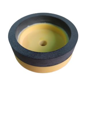 Rueda de copa Plataforma de plástico Rueda de rectificación de resina 130mm 240# Máquina estándar de rectificación de vidrio fino de doble borde