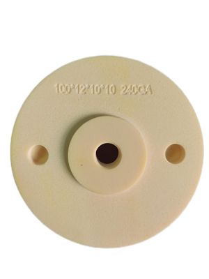 Rueda de copa Plataforma de plástico Rueda de rectificación de resina 130mm 240# Máquina estándar de rectificación de vidrio fino de doble borde
