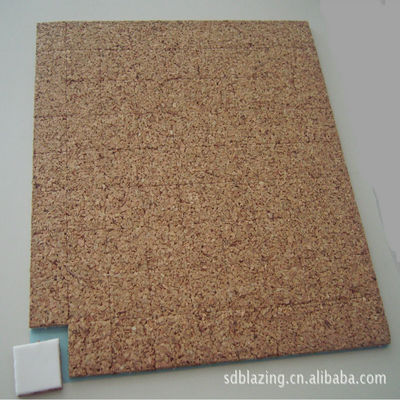 1/8 pulgadas autoadhesivo de corcho almohadillas a prueba de agua fácil a ningún espesor