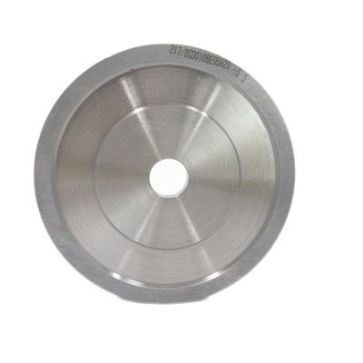 Moler vidrio con una rueda de limpieza de diamantes suave y preciso
