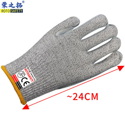 Guantes de transporte de vidrio de algodón resistentes a los químicos, a prueba de agua, de alta visibilidad y protección contra el polvo.