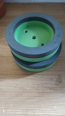 Rueda de molienda de resina de vidrio fino de 150 mm / rueda de resina de vidrio fino usada para máquina de doble filo
