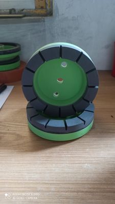Rueda de molienda de tazas de resina de agujero de 100 mm y 22 mm para máquina de doblaje de doble borde