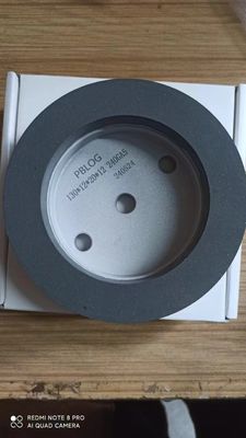 Rueda de pulido de resina / rueda de molienda de resina de 150 mm Marrón blanco 120-240 Grita para máquina de doble borde
