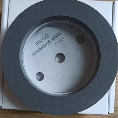 Brillo Rueda de copa de resina verde negro para rectificar vidrio de 175 mm