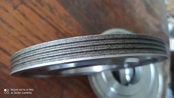 Ruedas de diamantes de doble ranura afiladas y duraderas para máquinas de doble borde redondo