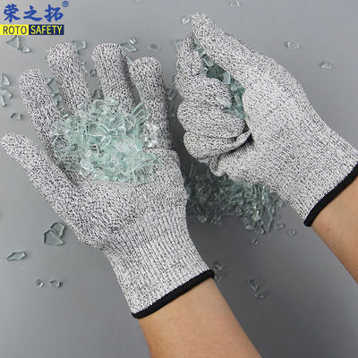 Guantes de plástico negro adaptados para aplicaciones de baja transpirabilidad