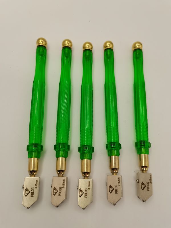 PBLOG cuchillo de vidrio de diamante de color verde herramientas de hardware herramientas de corte de vidrio