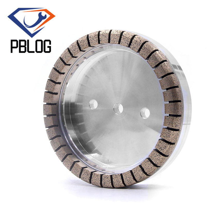 PBLOG Molino de diamantes máquina de moler de borde de vidrio disco abrasivo afilado forma de taza al por mayor
