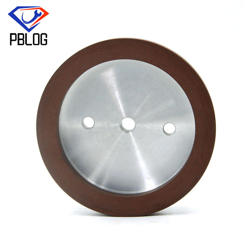 Venta directa de fábrica barata Accesorios para bordes de vidrio herramienta de bordes rojos Rueda de resina de aluminio
