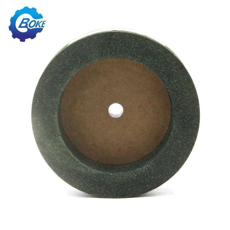 Buen rendimiento forma de copa verde 150mm Bk rueda de pulido para máquina de bordado