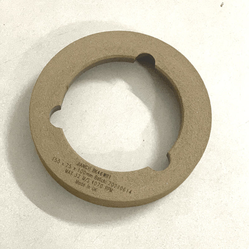 BK46 BK60 rueda de pulido de perfiles herramientas de procesamiento de vidrio 150x25x100mm para máquinas de bordado