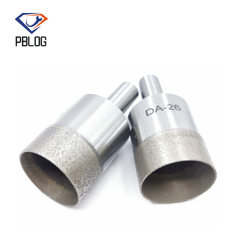 PBLOG Alta calidad Perforaciones de diamantes de mango recto para el procesamiento de vidrio Herramientas de vidrio Herramientas de corte de vidrio