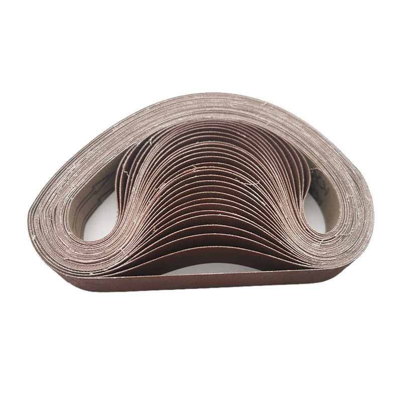 Ventas directas de fábrica de alta calidad Grano personalizable Cinturón lijadora anular Cinturón de lija de pulido de metal