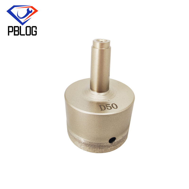 Plata 3 - 80 mm de vidrio de perforación trozos de diamante de vidrio de perforación de núcleo con alta resistencia al calor
