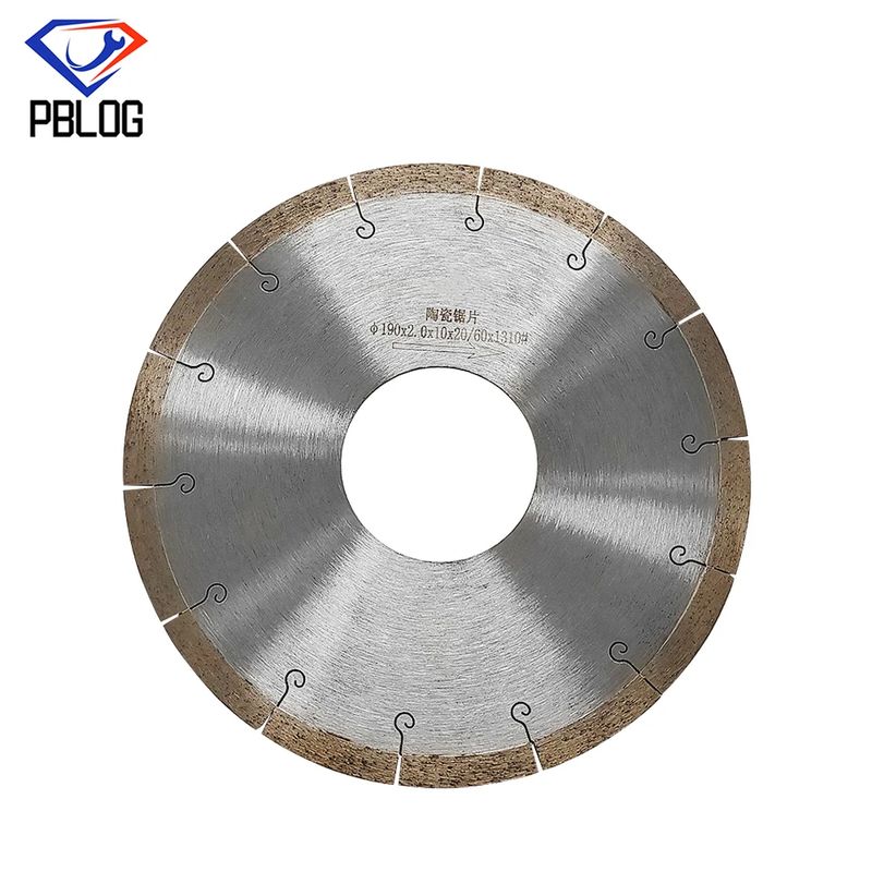Disco de corte de diamantes de 8 pulgadas con materiales Diámetro de perforación de diamantes 16-60 mm