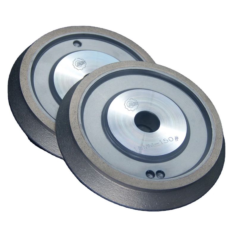 Durabilidad Pblog 240# Grisa de diamantes de molienda rueda de borde redondo 12/22/30 mm Arbor Hole