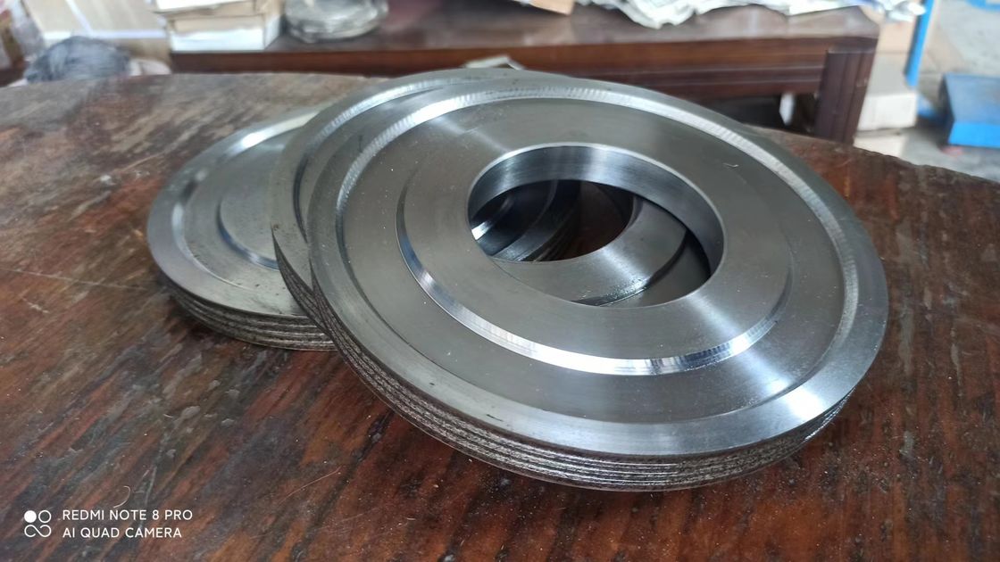 Ruedas de diamantes de doble ranura afiladas y duraderas para máquinas de doble borde redondo